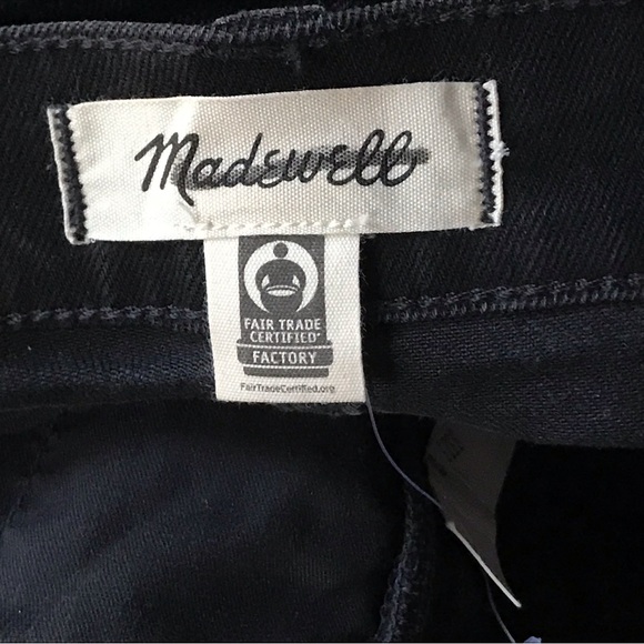 NWT Womens Madewell Black The Perfect Vintage Flare Jean in Sherborn Wash NEW - Picture 6 of 7